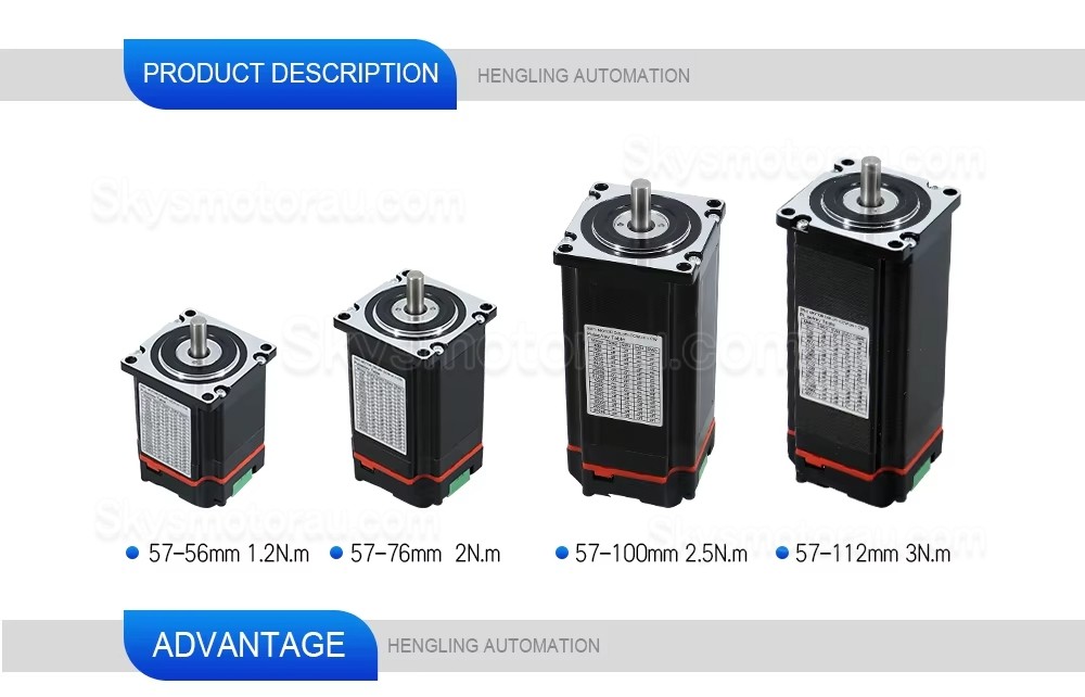 Nema 23 Closed Loop Integrated Stepper Motor OSP001653 1.2Nm/2Nm/2.5Nm/3Nm with Drive & Encoder